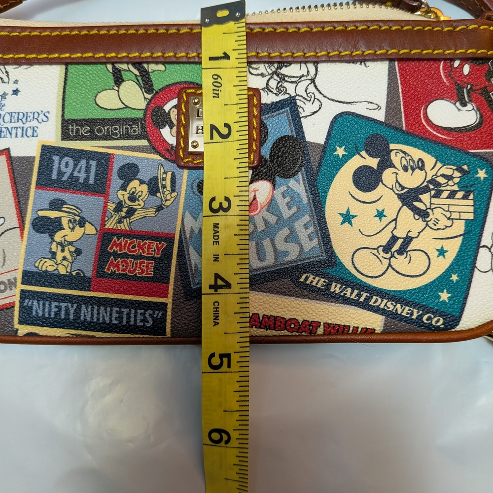 Dooney & Bourke Mickey Mouse Thru The Years Wristlet - Picture 11 of 11